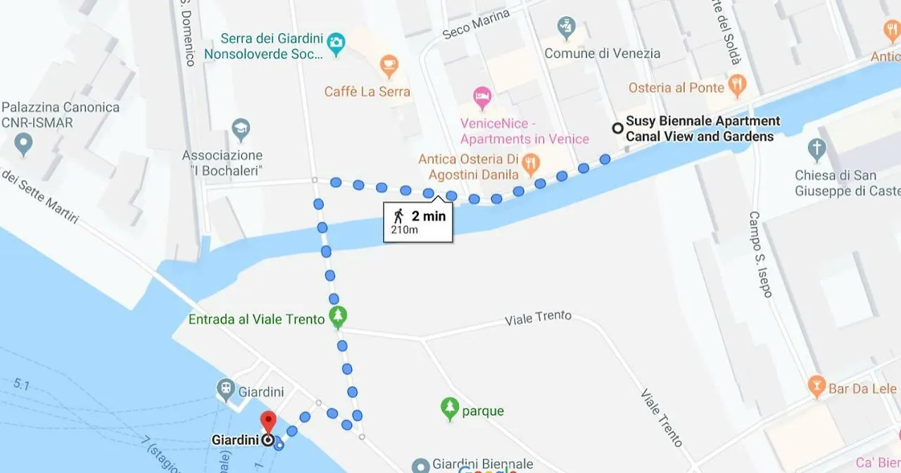 Susy Biennale Apartment - Canal View And Garden Venedig